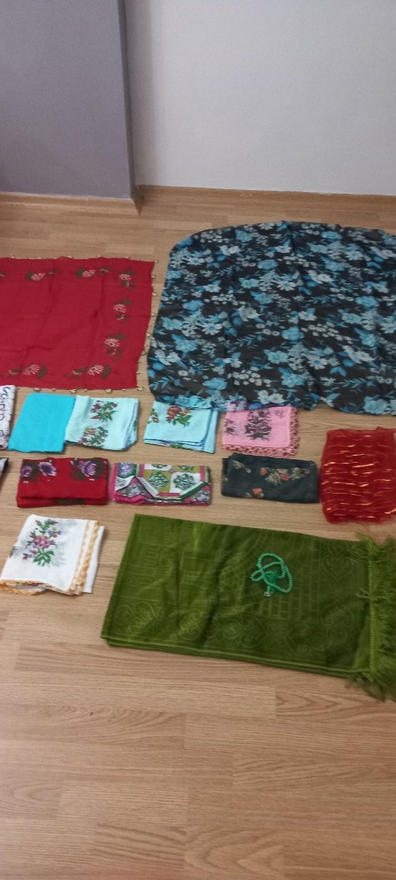 Pastel Mavi Bohem Masa Örtüsü - Görsel 4