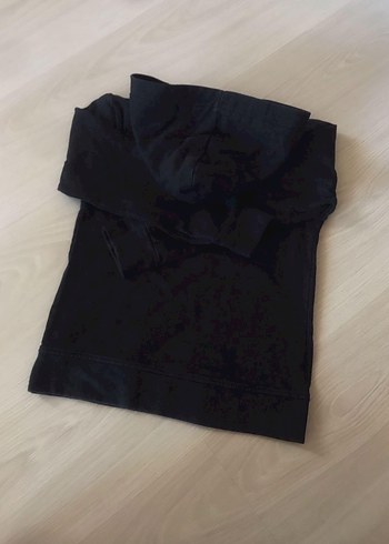 6 Yaş Beden Nike Kapüşonlu Siyah Erkek Sweatshirt