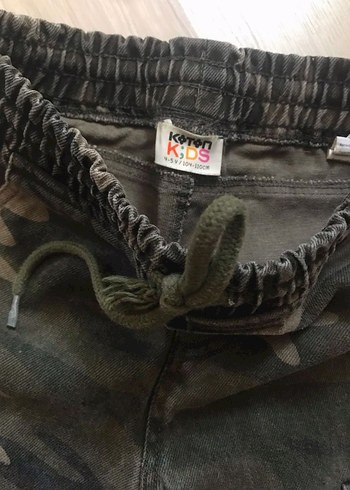 Koton 4-5 yaş Erkek Çocuk Kamuflaj Desenli Pantolon - Görsel 7