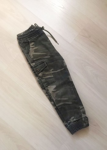 Koton 4-5 yaş Erkek Çocuk Kamuflaj Desenli Pantolon - Görsel 6