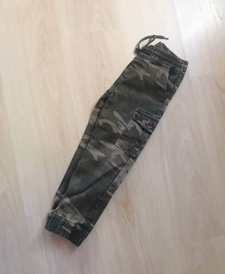 Koton 4-5 yaş Erkek Çocuk Kamuflaj Desenli Pantolon - Görsel 4