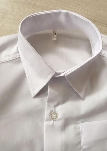 Erkek Çocuk Beyaz Uzun Kollu Gömlek 0-1  yaş - Görsel 6