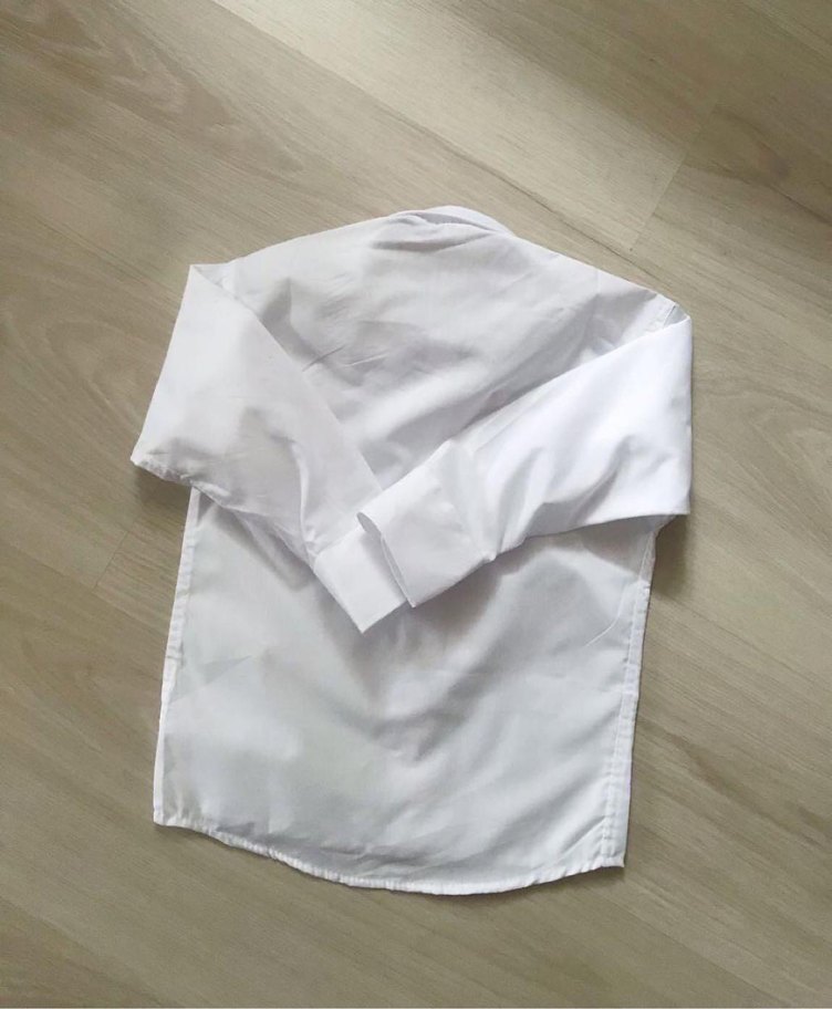 Erkek Çocuk Beyaz Uzun Kollu Gömlek 0-1  yaş - Görsel 3