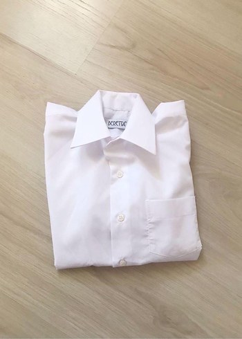 Erkek Çocuk Beyaz Uzun Kollu Gömlek M beden - Görsel 7