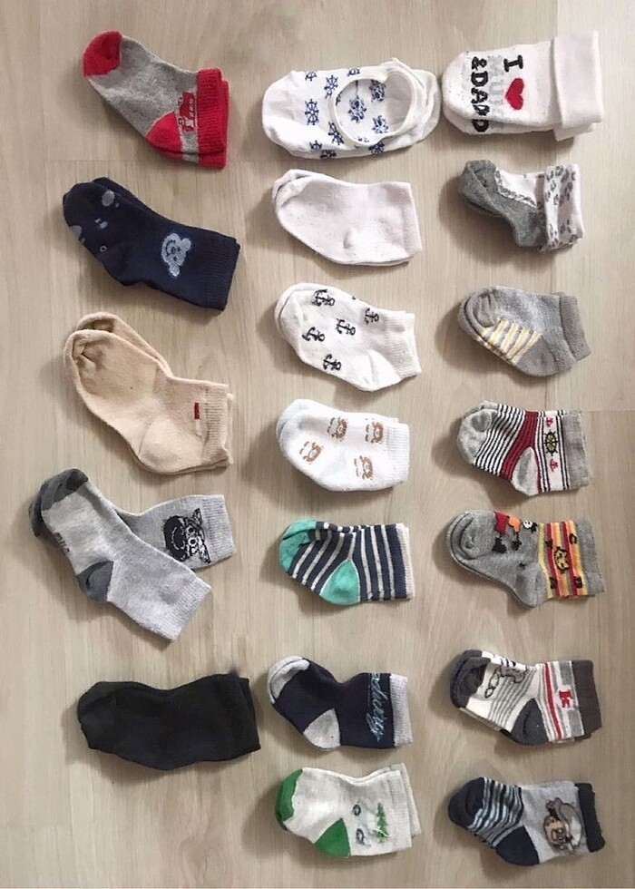 19 Çift Çorap - Görsel 5