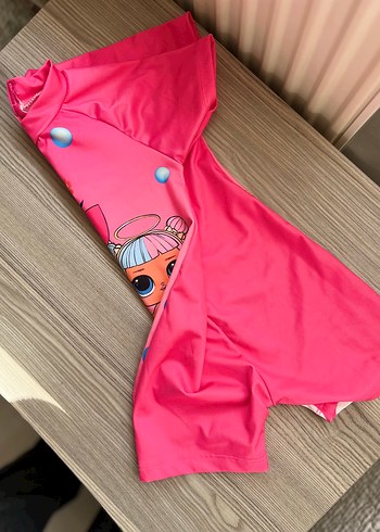 4 Yaş Beden Renkli Kız Çocuk Pop Kültür Mayo