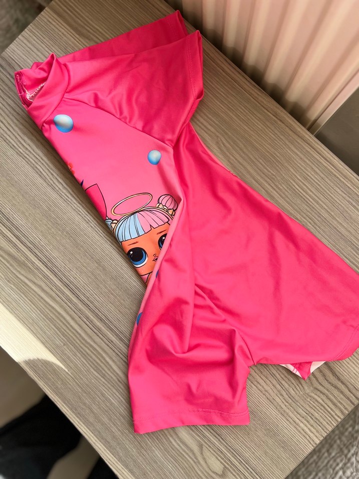 Renkli Kız Çocuk Pop Kültür Mayo - Görsel 3