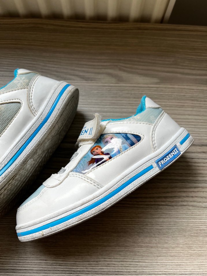 Beyaz Frozen II Kız Çocuk Spor Ayakkabı - Görsel 3