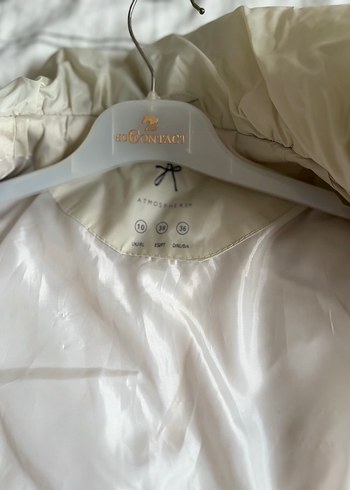 Beyaz Fermuarlı Kolsuz Kadın Yelek - Görsel 4