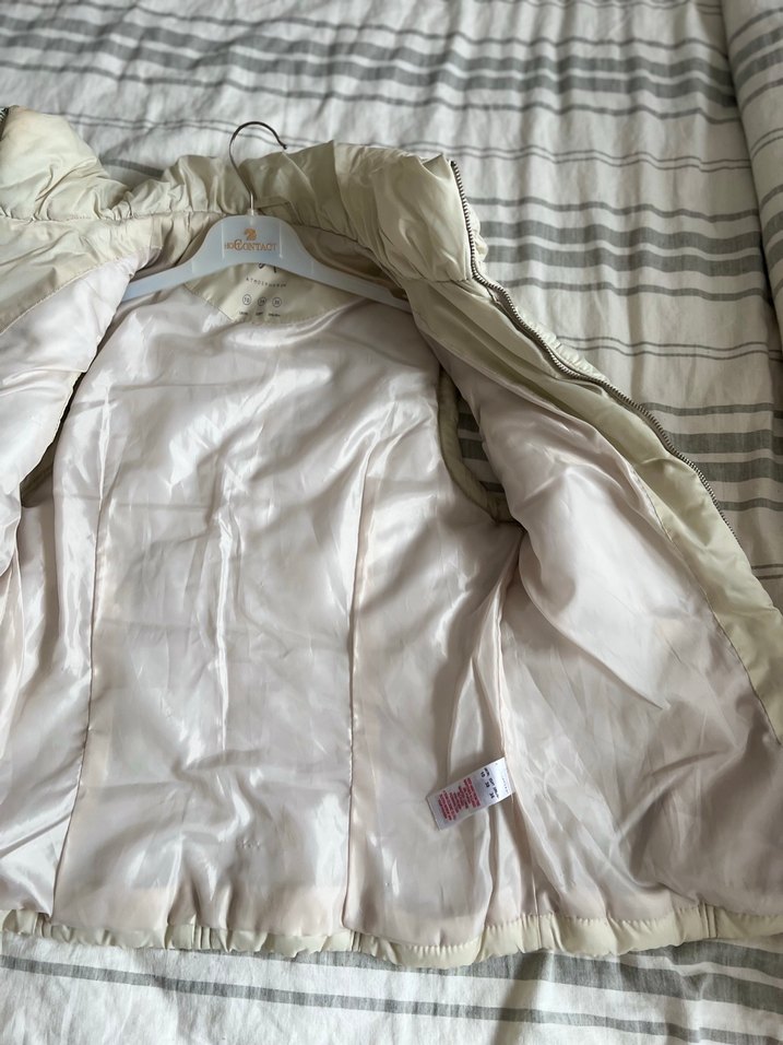 Beyaz Fermuarlı Kolsuz Kadın Yelek - Görsel 3