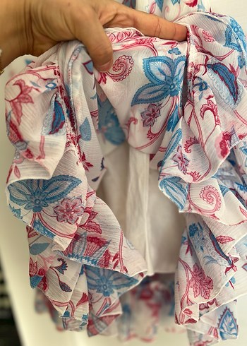 Kız Çocuk Çok Renkli Bohem Elbise - Görsel 4