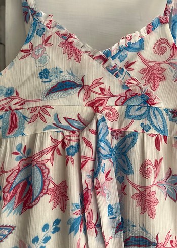 Kız Çocuk Çok Renkli Bohem Elbise - Görsel 2