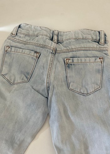 Düğmeli Gri çocuk Denim Pantolon - Görsel 6