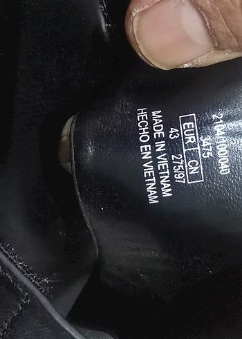 Erkek Siyah Tokalı Kauçuk Sandalet - Görsel 3