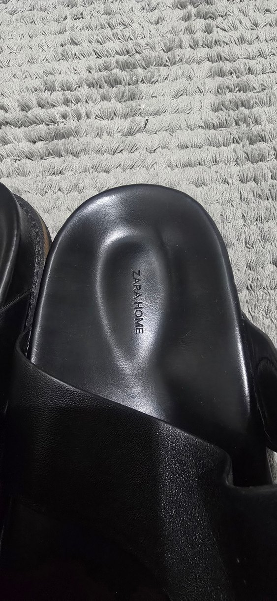 Erkek Siyah Tokalı Kauçuk Sandalet - Görsel 5