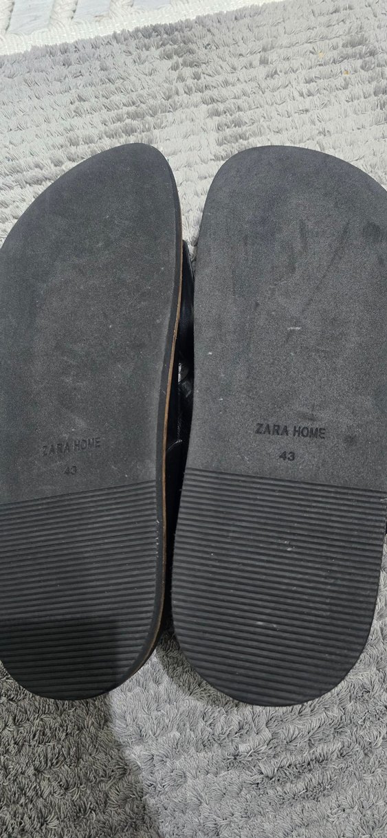 Erkek Siyah Tokalı Kauçuk Sandalet - Görsel 4