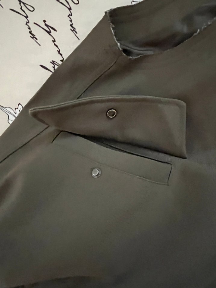 Kemer Detaylı Kahverengi Deri Kadın Yelek - Görsel 5