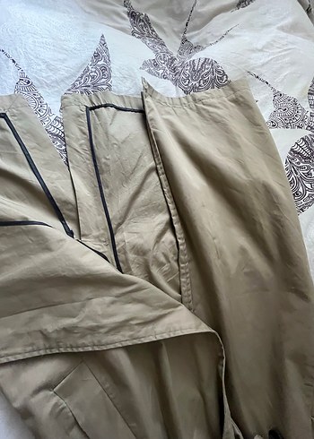 Zara midi boy bej trençkot - Görsel 5