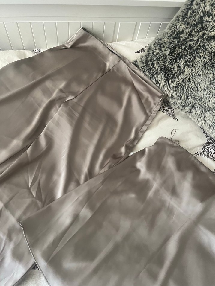 Saten gri alt üst zara - Görsel 2