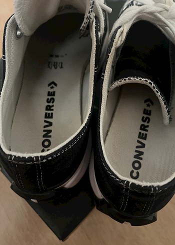 Siyah Kadın Platform converse - Görsel 5