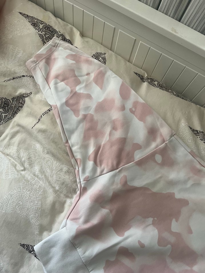 Pembe Pastel Batik Desenli Kadın Sweatshirt Adidas - Görsel 2