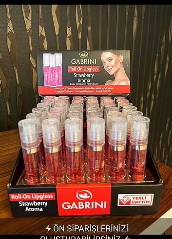 Roll on lipgloss & dudak parlatıcısı