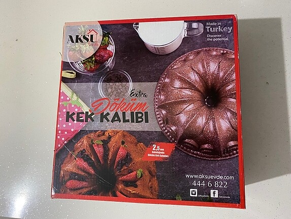 AKSU marka döküm kek kalıbı