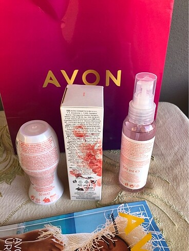  Beden Avon bayan celebre 3lü set