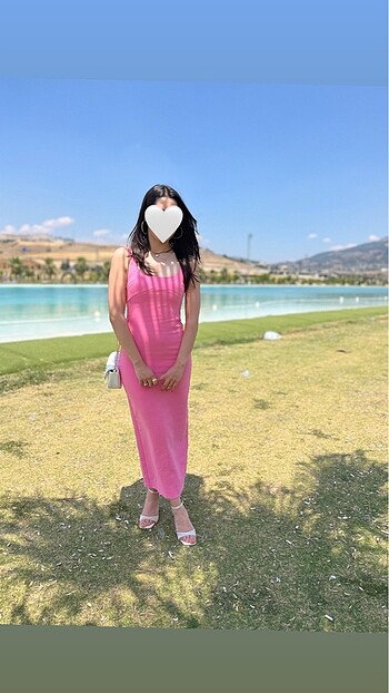 s Beden Zara pembe elbise