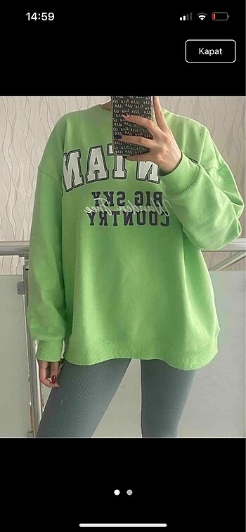 Yeşil sweat