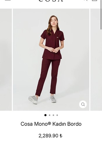 diğer Beden bordo Renk hemşire forma