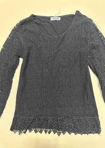 Dantel Detaylı bluz - Görsel 2