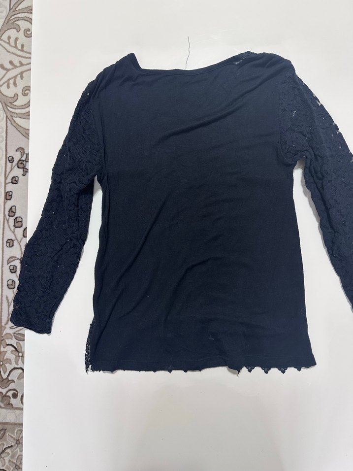 Dantel Detaylı bluz - Görsel 3