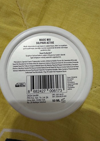 procsin Magic Mix Sülfür Aktif Tırnak-El-Ayak Bakım Yağı - Görsel 2