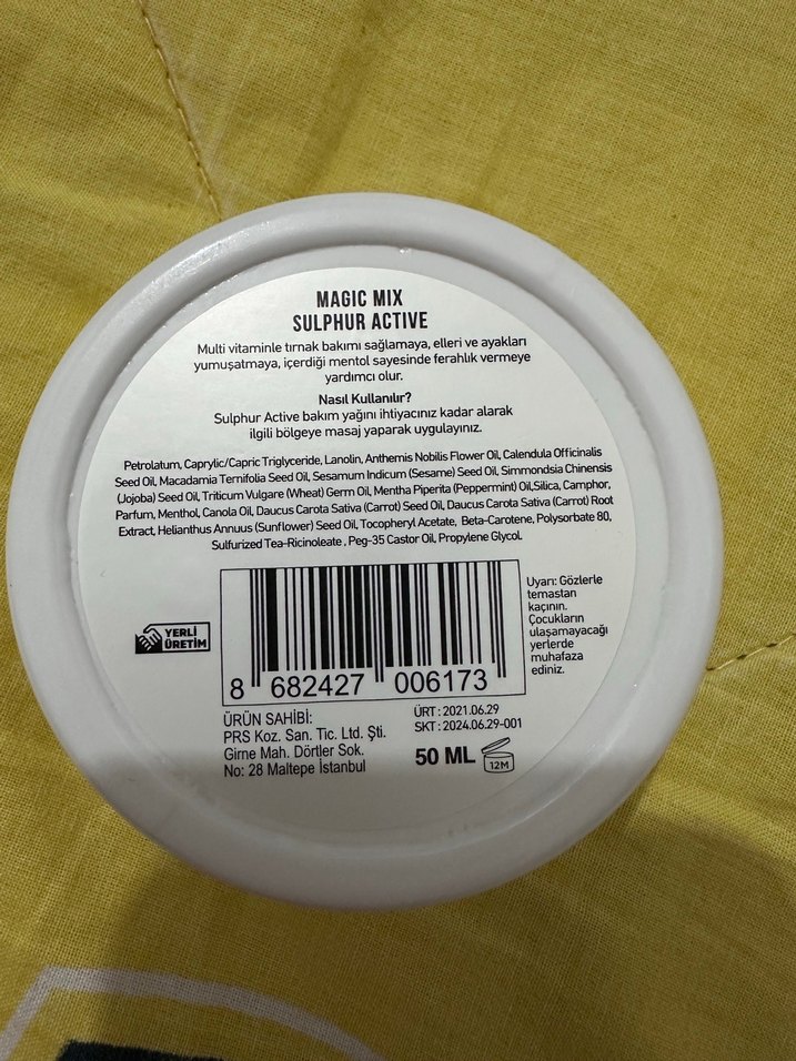 procsin Magic Mix Sülfür Aktif Tırnak-El-Ayak Bakım Yağı - Görsel 2