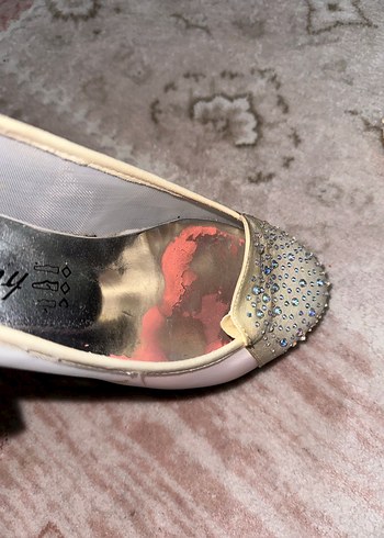 taşlı babet ayakkabı - Görsel 5