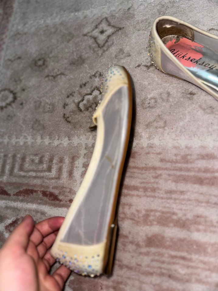 taşlı babet ayakkabı - Görsel 4