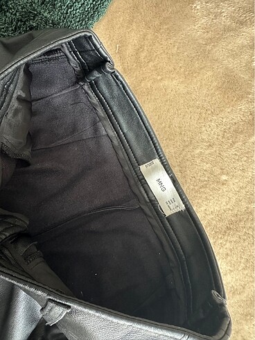 Mango deri pantolon - Görsel 5