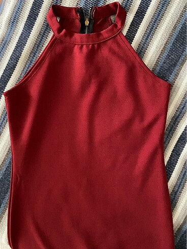 Bordo elbise