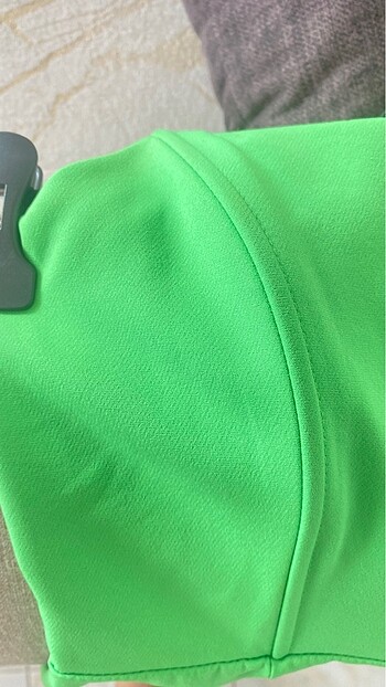s Beden yeşil Renk Korseli Mini Elbise
