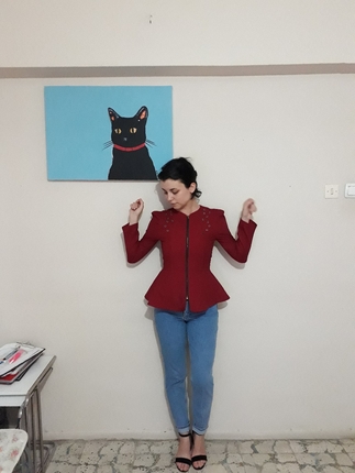 belden oturtmali ceket