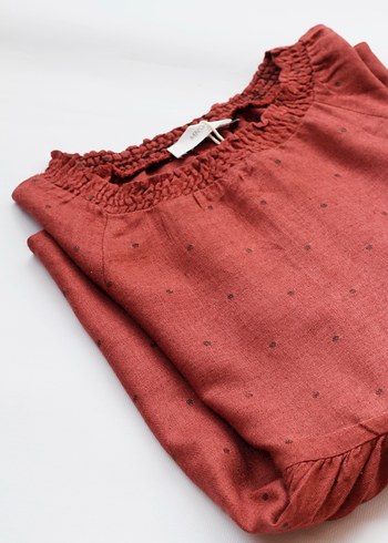 11-12 Yaş Beden bordo Renk Kız çocuk kışlık mango elbise