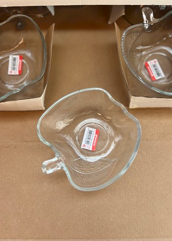 Elma Desenli 6'lı Cam Kase Seti - Görsel 5