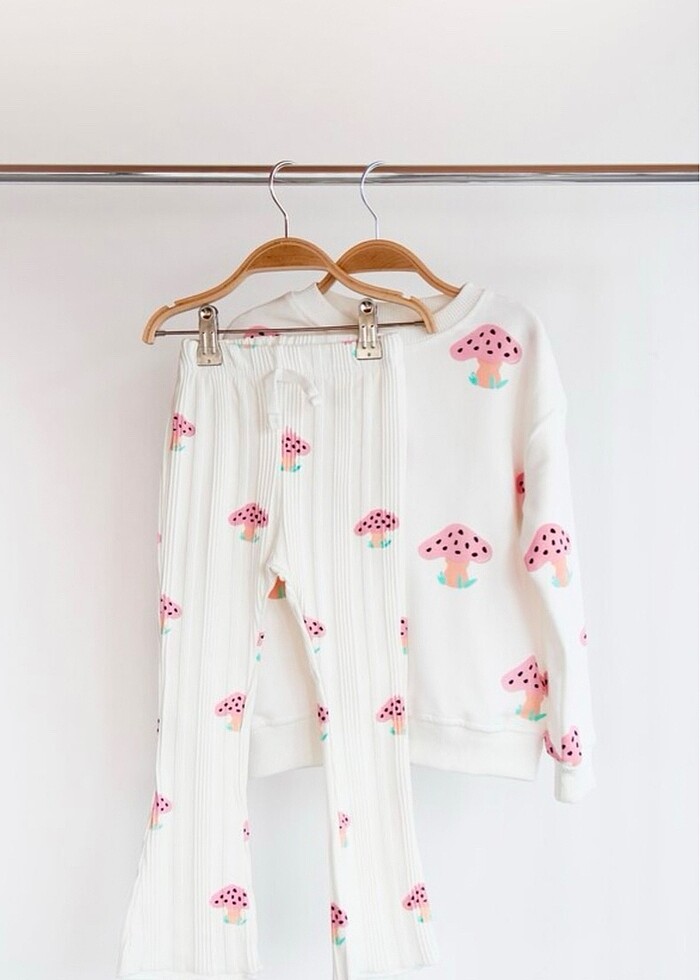 Kız çocuk taytlı takım - Görsel 5