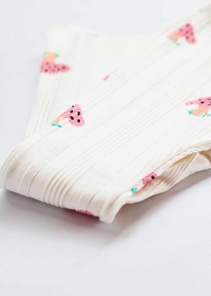 Kız çocuk taytlı takım - Görsel 4