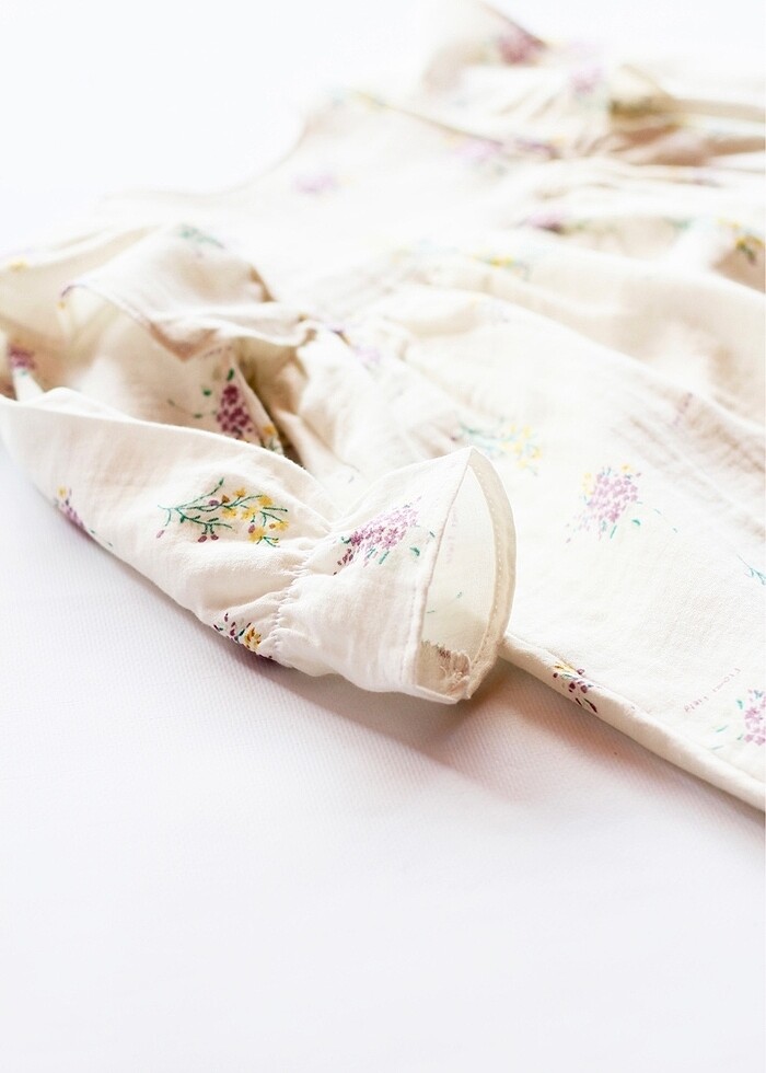 Kız çocuk müslin elbise - Görsel 4