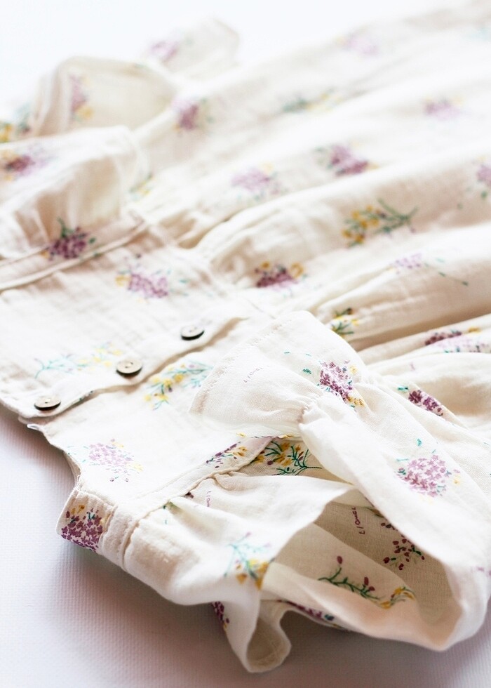 Kız çocuk müslin elbise - Görsel 5