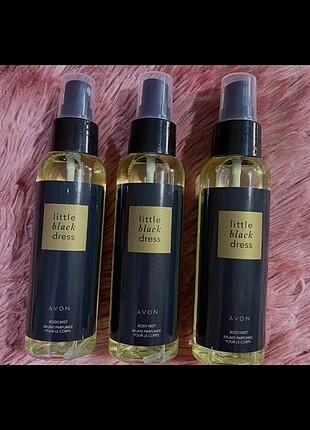  Avon little black dress vücut spreyi 3 adet