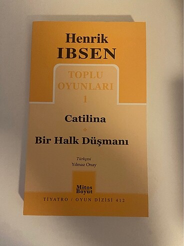 Henrik Ibsen Catilina Bir Halk Düşmanı tiyatro oyunu