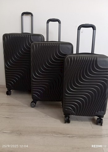Samsonite Dikdörtgen Siyah Zebra Desenli Valiz